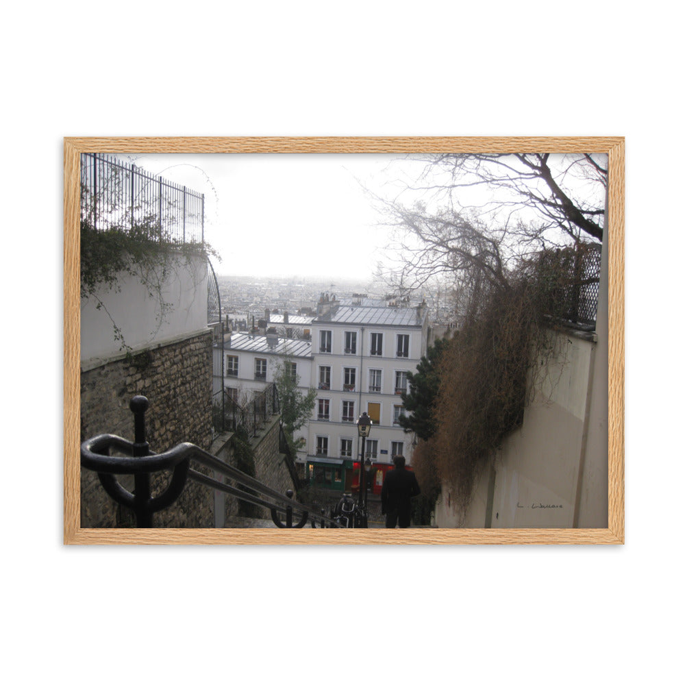 Paris Montmartre 4 framed matte photo