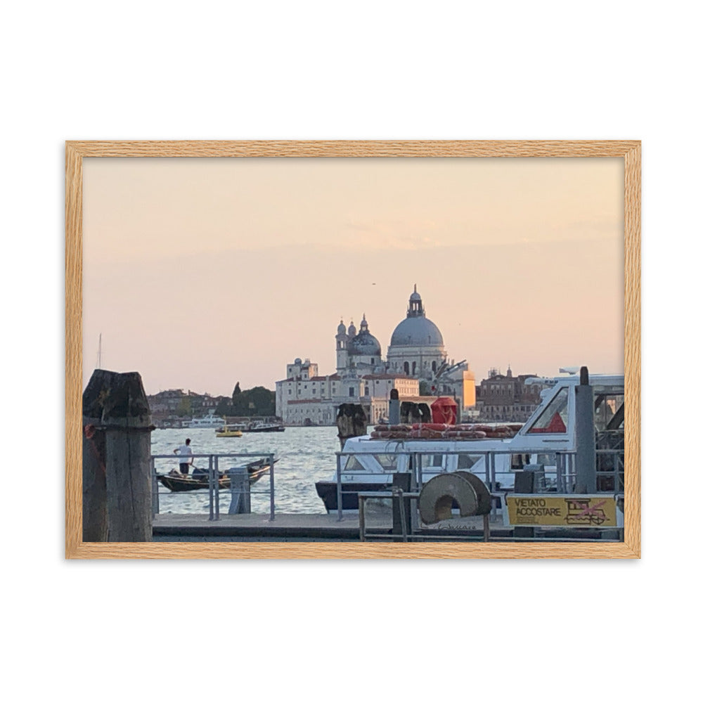 Venice Dusk 10 framed matte photo