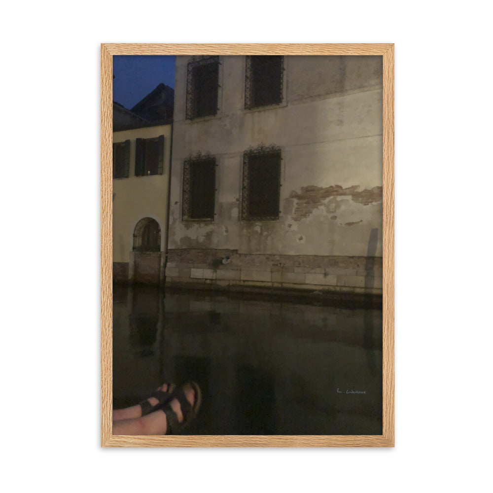 Venice Dusk 19 framed matte photo