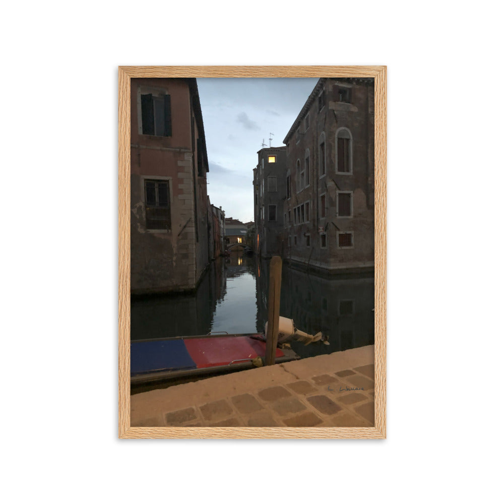 Venice Dusk 8 framed matte photo