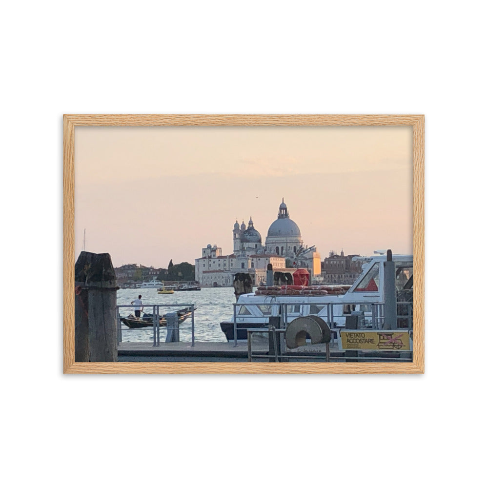 Venice Dusk 10 framed matte photo