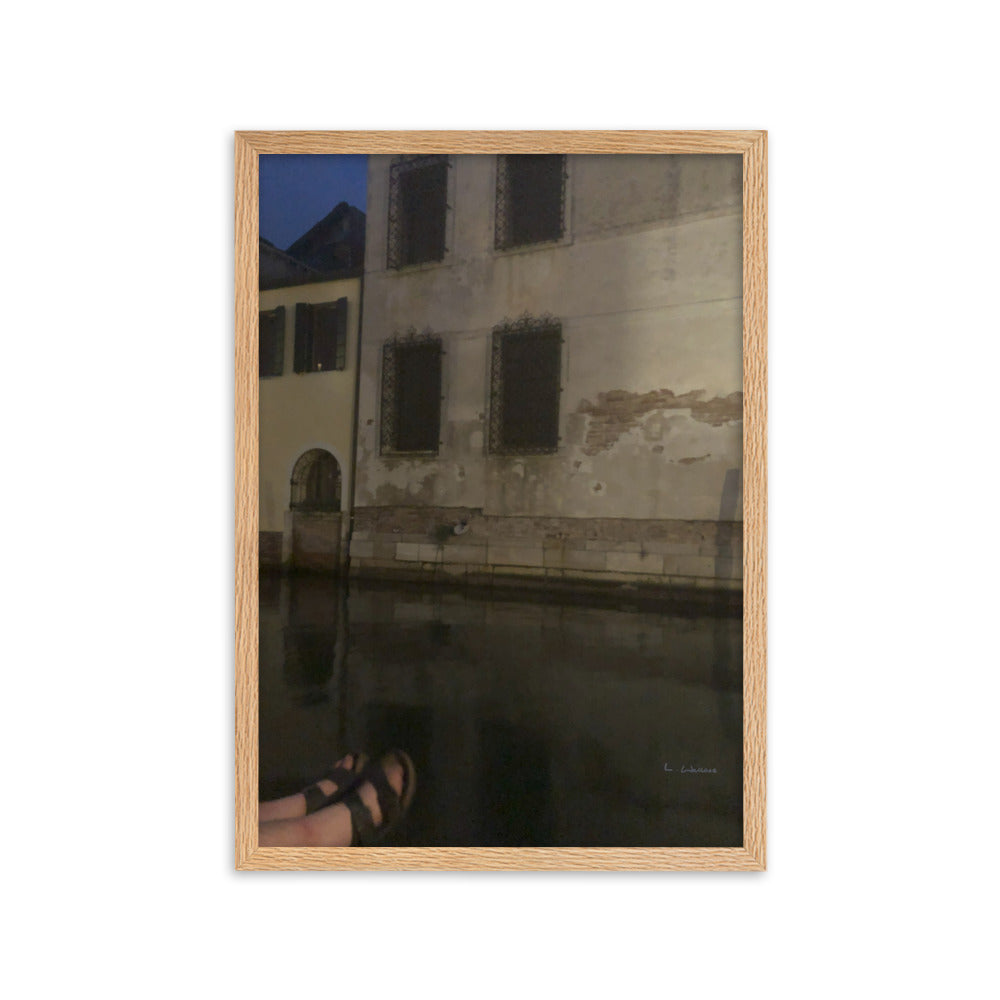 Venice Dusk 19 framed matte photo