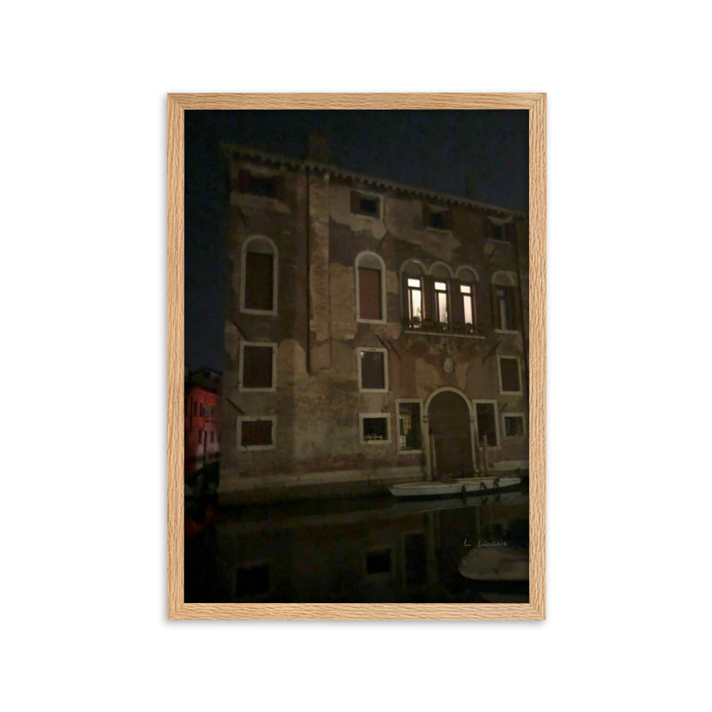 Venice Dusk 23 framed matte photo