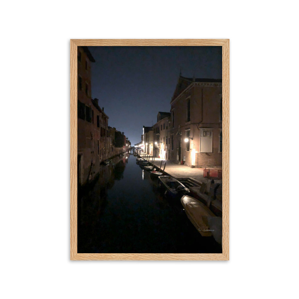 Venice Dusk 29 framed matte photo