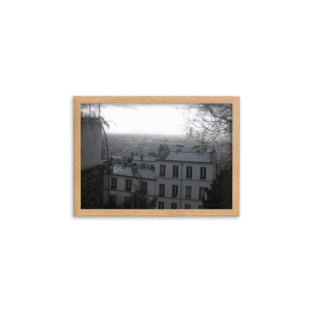 Paris Montmartre 5 framed matte photo