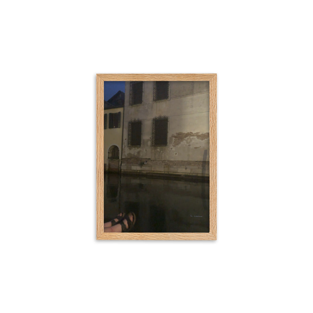 Venice Dusk 19 framed matte photo