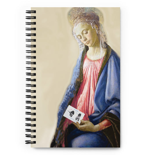 Cocker Spaniels Little Dogs Madonna Spiral notebook